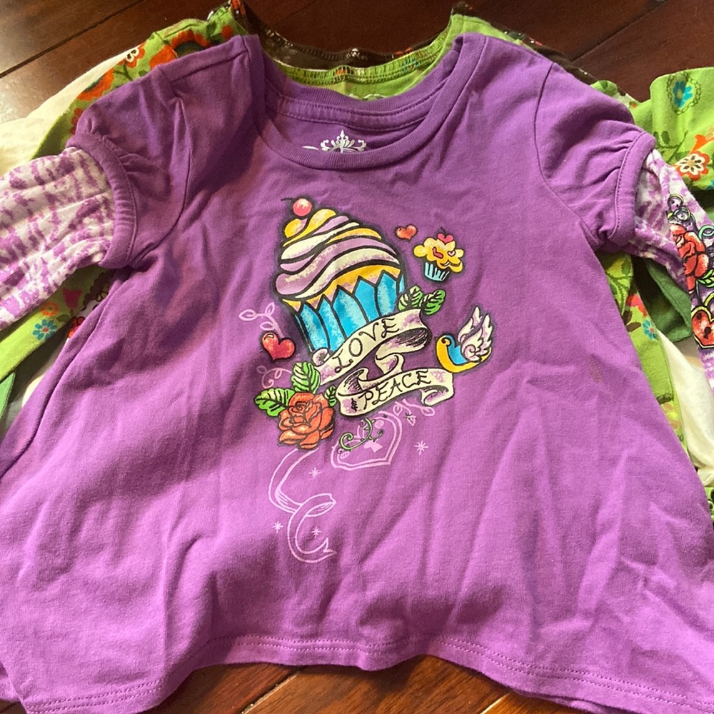 5 piece Children’s Place floral long sleeve size 6-9 months